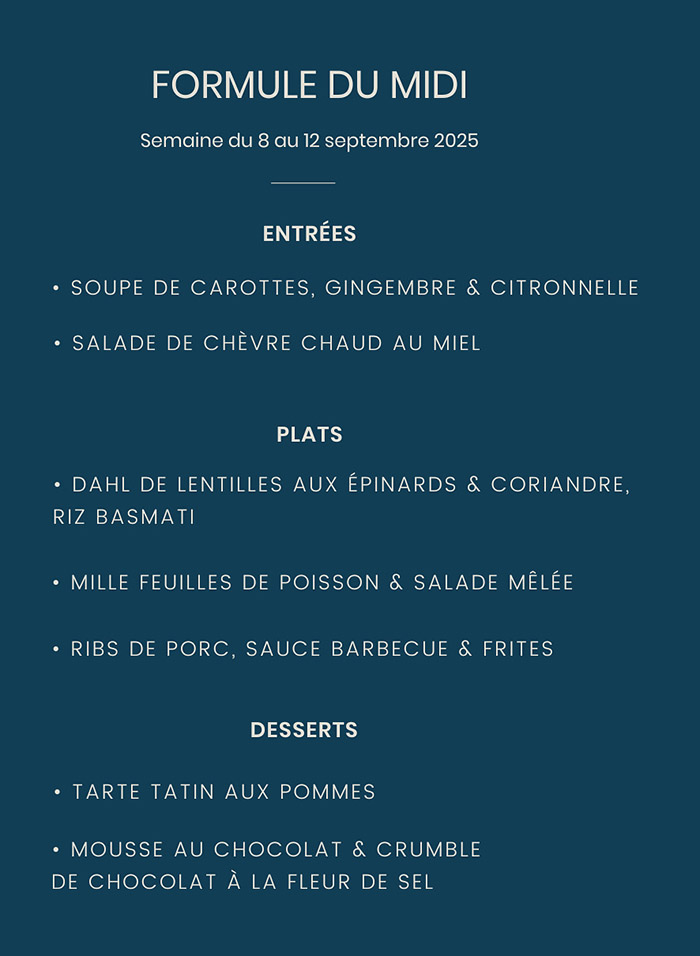 post pf - real one Formule midi restaurant Strasbourg